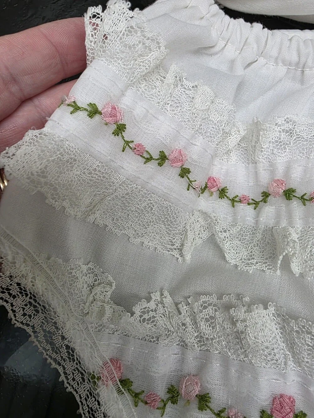 Vintage Alexis Baby Diaper Covers Rosebuds